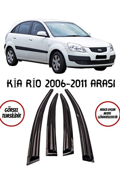 BALP Kia Rio Hb 2006-2011 Arası Cam Rüzgarlığı 4lü Takım