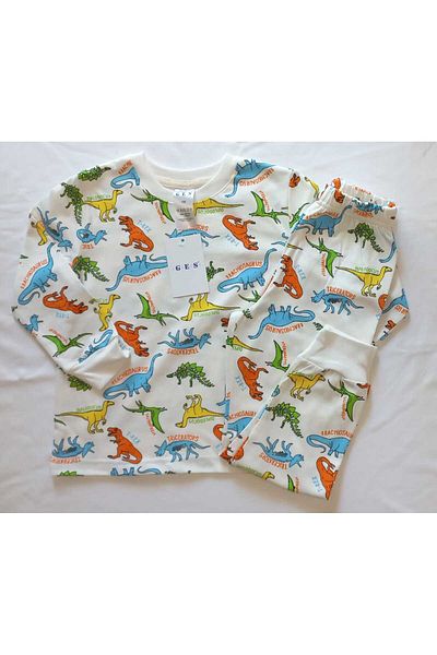 GES MEDİKAL Dinosaurs Series Children's Pajama Set