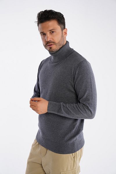 Trist Star Men's I?nk 100% Cotton Turtleneck Knitwear Sweater Trist-1105