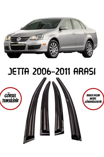 BALP Volkswagen Jetta Cam Rüzgarlığı 4lü 2006-2010 Arası
