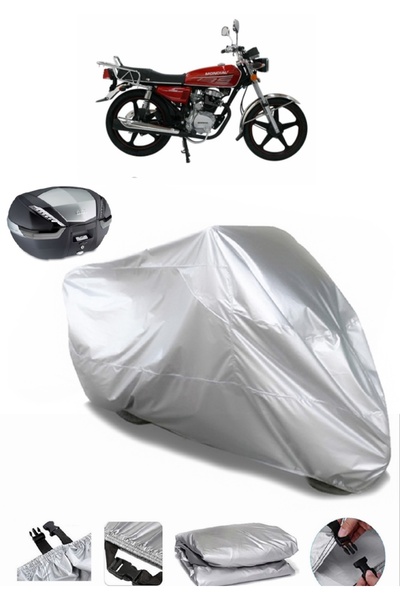 Breen Mondial 135 Uag Rear Bag Compatible Tarpaulin Motorcycle Tarpaulin (Loc...