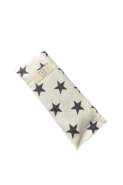 Poros Store Pernă pentru ochi Lavandă Bandă pentru ochi cu spătar de grâu și coajă de grâu, certificat Oeko-tex Starry