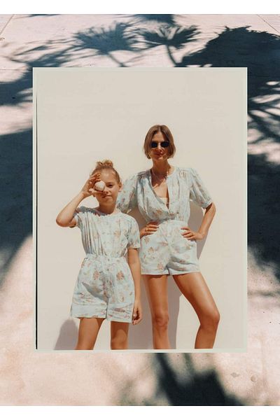 MANGO Kids Green Jumpsuit for Kids