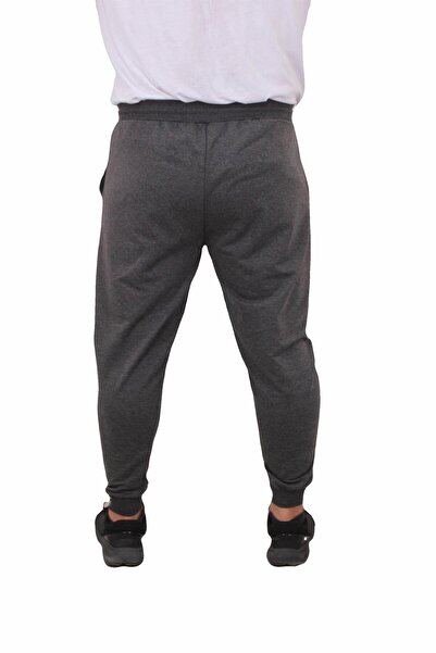 MocGrande Large Size Basic Sweatpants Full Lycra 11516 ANTHRACITE MELANGE