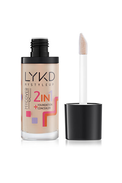 lykd 2 İN 1 FONDÖTEN - 133 ROSE ALMOND- KAPATICI - CİLT BESLEYİCİ - TÜM CİLT ...