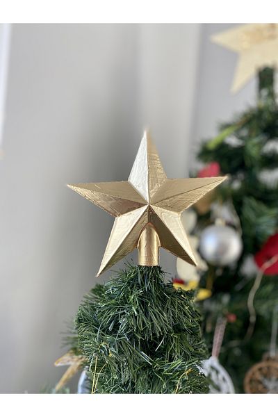 Mini Tasarım Atölyem Christmas Tree Star Peak Ornament