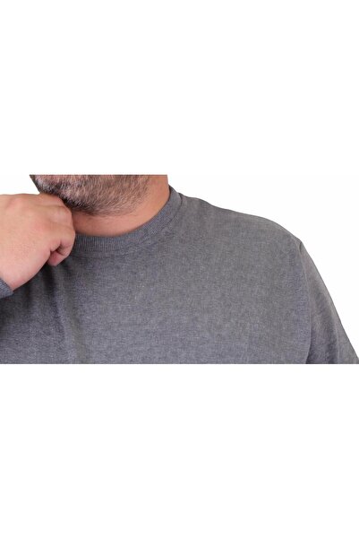 MocGrande Μεγάλο μέγεθος Crew Neck Classic 2ip Sweat 23216 TABA