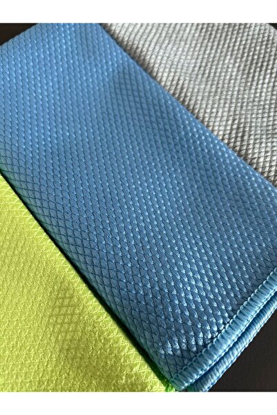 Best Home Mikrofiber 40*40 cm 3lü Baklava Desen Cam Temizlik Bezi-Renkli