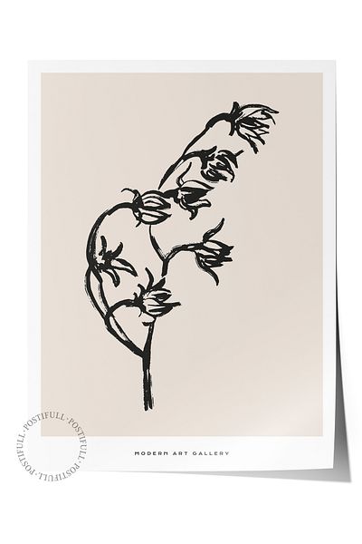 Postifull Απαλή αφίσα Boho Nordic με θέμα Duar - Διακόσμηση σαλονιού, κουζίνας και υπνοδωματίου
