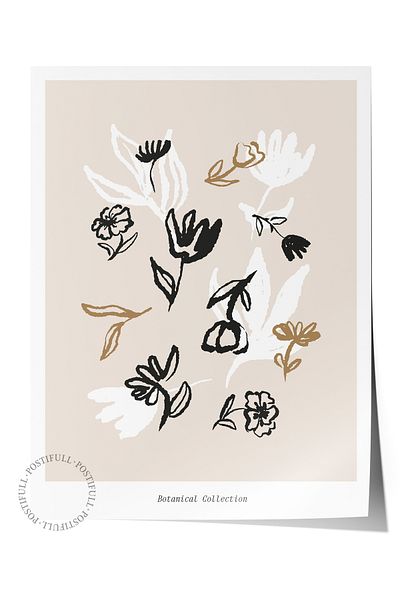 Postifull Απαλή αφίσα Boho Nordic με θέμα Duar - Διακόσμηση σαλονιού, κουζίνας και υπνοδωματίου