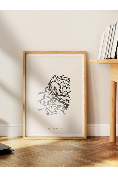 Postifull Απαλή αφίσα Boho Nordic με θέμα Duar - Διακόσμηση σαλονιού, κουζίνας και υπνοδωματίου