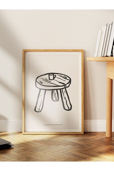 Postifull Απαλή αφίσα Boho Nordic με θέμα Duar - Διακόσμηση σαλονιού, κουζίνας και υπνοδωματίου