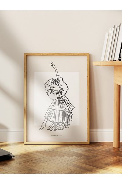 Postifull Απαλή αφίσα Boho Nordic με θέμα Duar - Διακόσμηση σαλονιού, κουζίνας και υπνοδωματίου