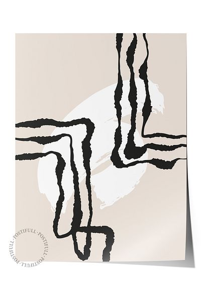 Postifull Απαλή αφίσα Boho Nordic με θέμα Duar - Διακόσμηση σαλονιού, κουζίνας και υπνοδωματίου