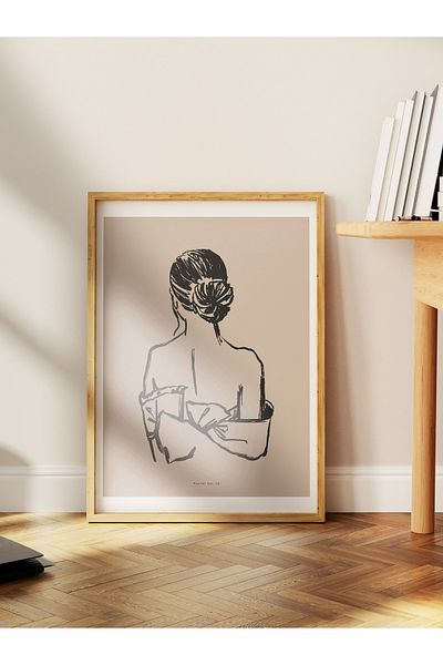 Postifull Απαλή αφίσα Boho Nordic με θέμα Duar - Διακόσμηση σαλονιού, κουζίνας και υπνοδωματίου