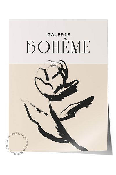 Postifull Απαλή αφίσα Boho Nordic με θέμα Duar - Διακόσμηση σαλονιού, κουζίνας και υπνοδωματίου