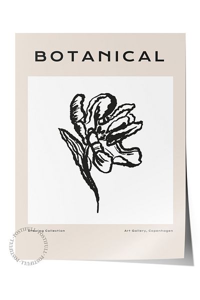 Postifull Απαλή αφίσα Boho Nordic με θέμα Duar - Διακόσμηση σαλονιού, κουζίνας και υπνοδωματίου