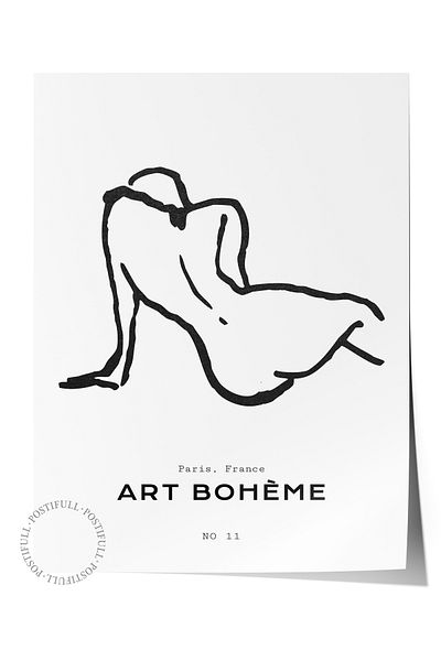 Postifull Απαλή αφίσα τοίχου χωρίς πλαίσιο Boho, αφίσα με θέμα το σκανδιναβικό - Διακόσμηση σαλονιού, κουζίνας και υπνοδωματίου