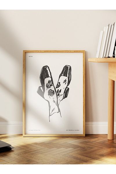 Postifull Απαλή αφίσα Boho Nordic με θέμα Duar - Διακόσμηση σαλονιού, κουζίνας και υπνοδωματίου