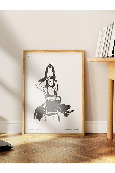 Postifull Απαλή αφίσα Boho Nordic με θέμα Duar - Διακόσμηση σαλονιού, κουζίνας και υπνοδωματίου