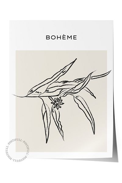 Postifull Απαλή αφίσα τοίχου χωρίς πλαίσιο Boho, αφίσα με θέμα το σκανδιναβικό - Διακόσμηση σαλονιού, κουζίνας και υπνοδωματίου