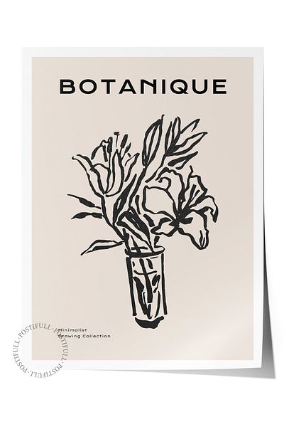 Postifull Απαλή αφίσα Boho Nordic με θέμα Duar - Διακόσμηση σαλονιού, κουζίνας και υπνοδωματίου