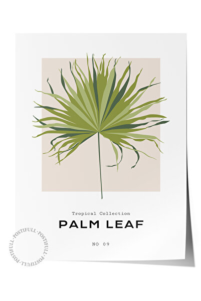 Postifull Tropikal Temalı Çerçevesiz Duvar Posteri, Estetik Poster - Salon, M...