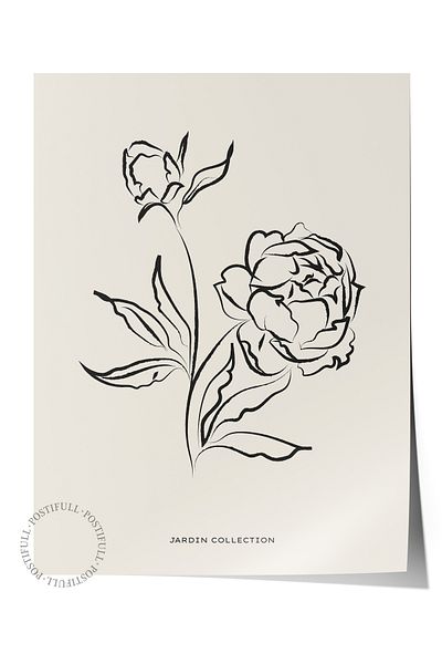 Postifull Απαλή αφίσα Boho Nordic με θέμα Duar - Διακόσμηση σαλονιού, κουζίνας και υπνοδωματίου
