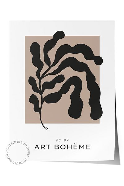 Postifull Απαλή αφίσα Boho Nordic με θέμα Duar - Διακόσμηση σαλονιού, κουζίνας και υπνοδωματίου