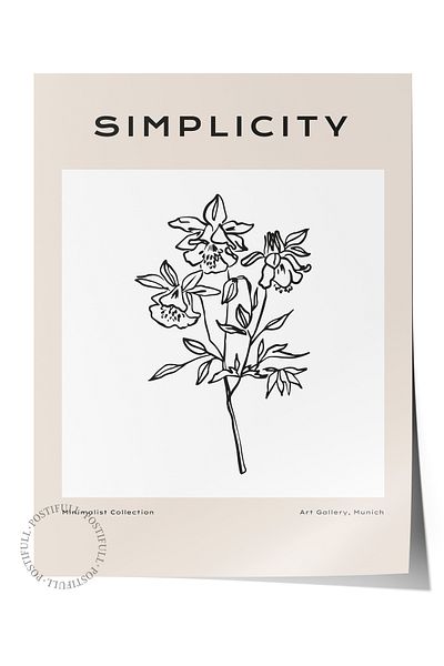 Postifull Απαλή αφίσα Boho Nordic με θέμα Duar - Διακόσμηση σαλονιού, κουζίνας και υπνοδωματίου