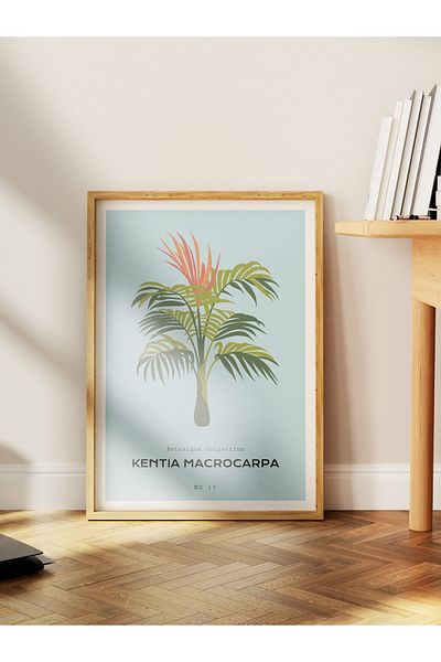 Postifull Αφίσα με θέμα το Tropical Aesthetic Duar - Διακόσμηση χωρίς πλαίσιο, σαλόνι, κουζίνα και υπνοδωμάτιο