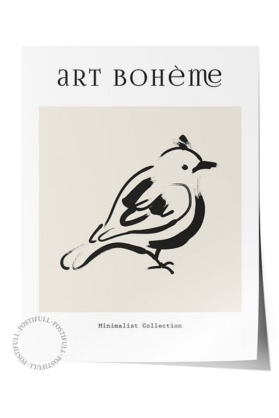 Postifull Απαλή αφίσα Boho Nordic με θέμα Duar - Διακόσμηση σαλονιού, κουζίνας και υπνοδωματίου