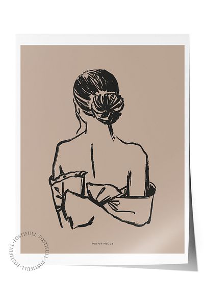 Postifull Απαλή αφίσα Boho Nordic με θέμα Duar - Διακόσμηση σαλονιού, κουζίνας και υπνοδωματίου