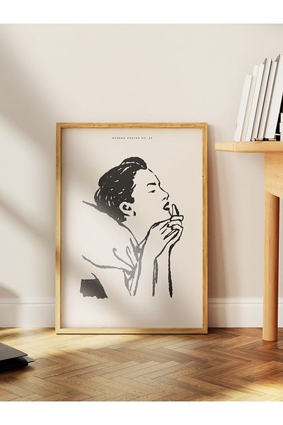 Postifull Απαλή αφίσα Boho Nordic με θέμα Duar - Διακόσμηση σαλονιού, κουζίνας και υπνοδωματίου