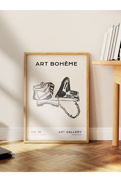 Postifull Απαλή αφίσα τοίχου χωρίς πλαίσιο Boho, αφίσα με θέμα το σκανδιναβικό - Διακόσμηση σαλονιού, κουζίνας και υπνοδωματίου