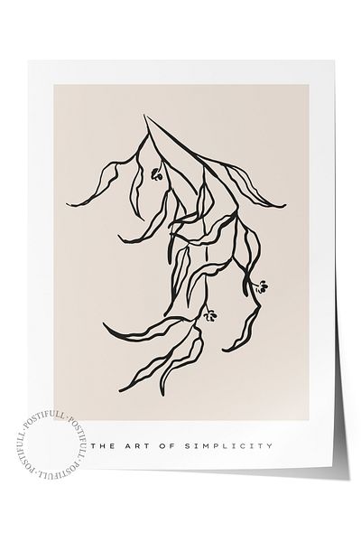 Postifull Απαλή αφίσα Boho Nordic με θέμα Duar - Διακόσμηση σαλονιού, κουζίνας και υπνοδωματίου
