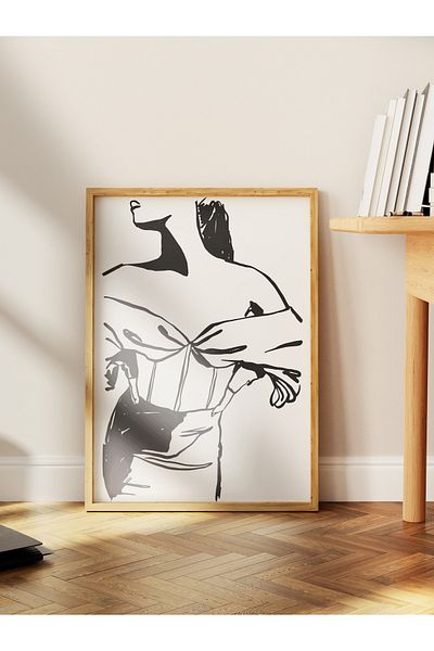 Postifull Απαλή αφίσα Boho Nordic με θέμα Duar - Διακόσμηση σαλονιού, κουζίνας και υπνοδωματίου
