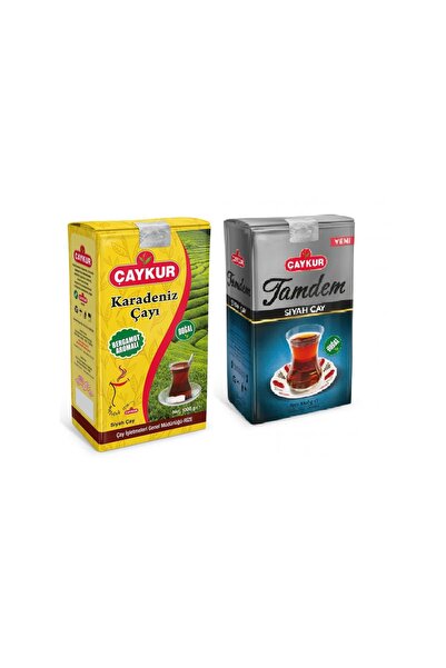 Çaykur Karadeniz Ve Tamdem Bergamot Aromalı Çaylar 2' si 1 Arada