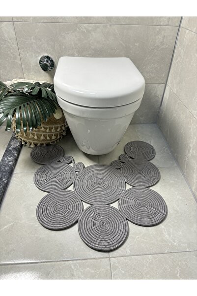 MaVaux Sakura Jute, Straw, Doormat, Bathroom Mat, Toilet Seat Mat, Toilet Seat Mat, Double Sided