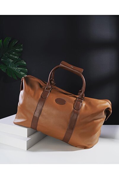 MakVoyage Kabin Boy Bavul, Valiz, Bagaj, Spor, Silindir, Seyahat Çantası, Yumuşak Deri Katlanabilir.