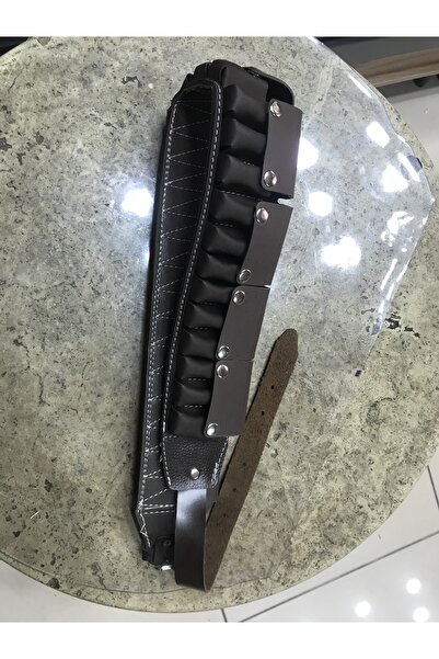 AREX ARES 30 kapasiteli deri fişeklik (AVCI KEMERİ)