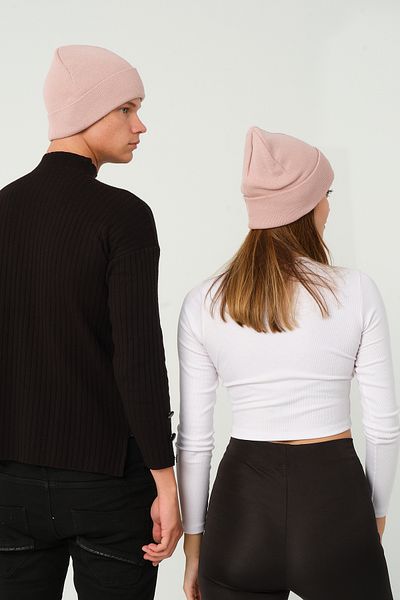 vawensea Unisex Winter Folded Beanie Single Powder
