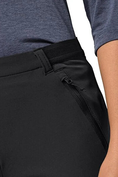 Jack Wolfskin Pantaloni de exterior pentru femei Geigelstein Slim - negri