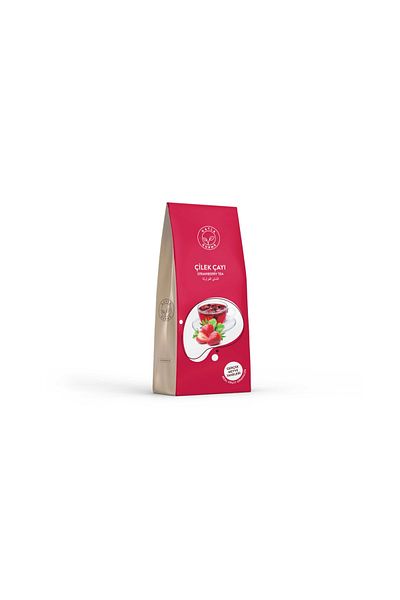 Kayla Gurme Strawberry Tea - With Strawberry Grains - 250 Gr