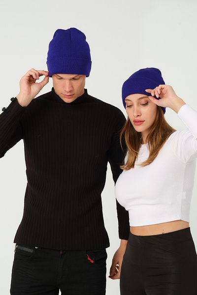 vawensea Unisex Winter Folded Beanie Single