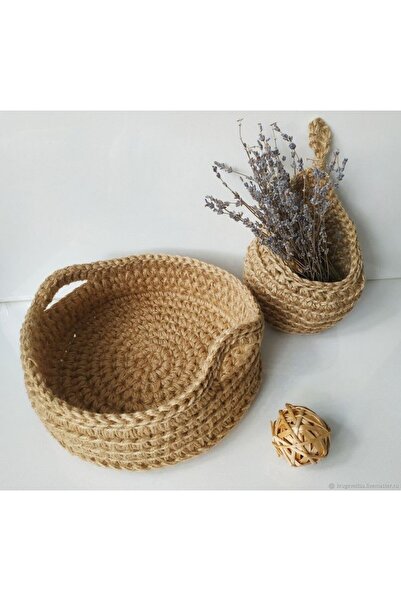 MARİANO VENANZİO Set de 2 iuta si organizator de baie - ghiveci de perete, se...