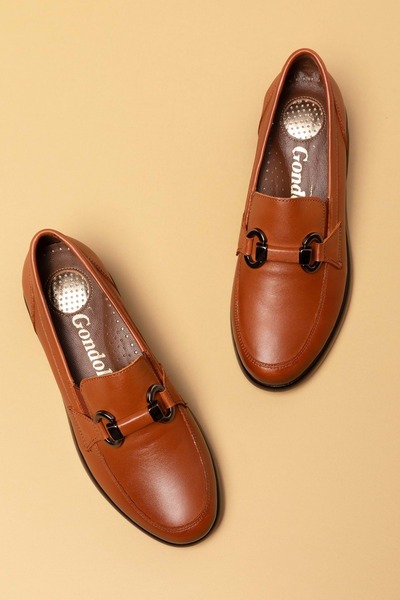 Gondol Hakiki Deri Anatomik Taban Rahat Ayakkabı Elnr.5831