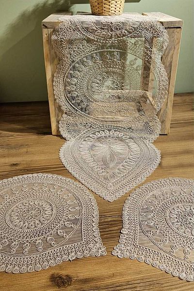 Çt Çeyizci Tekstil Комплект масички за хол от 3 части