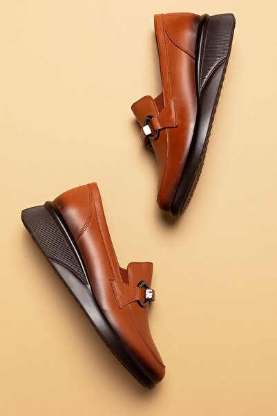 Gondol Hakiki Deri Anatomik Taban Rahat Ayakkabı Elnr.5831