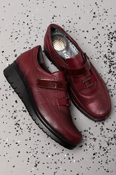 Gondol Hakiki Deri Anatomik Taban Rahat Lastik Bağcıklı Ayakkabı Elnr.5805